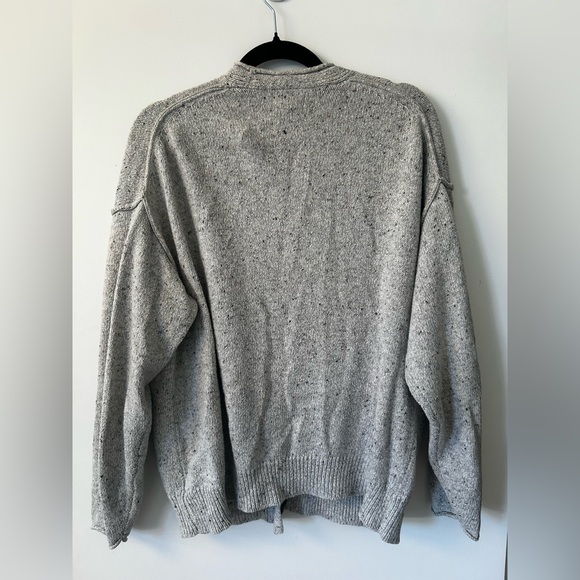 Universal Thread Speckled Gray Knit Oversized Cardigan - Picture 6 of 8